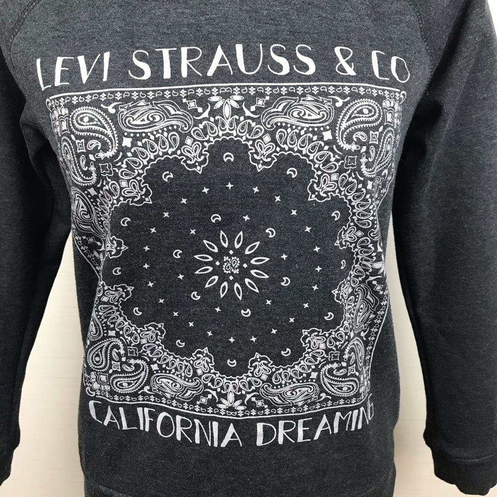 Levi’s Sweatshirt Hoodie California Dreaming EUC - Picture 2 of 11